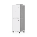 UACC Rack Cabinet 42U (600 × 800 mm) – Gabinete de Piso Totalmente Ensamblado con Ventiladores Integrados, Paneles Removibles, Ruedas con Seguro y Puerta Frontal Perforada para Óptimo Flujo de Aire