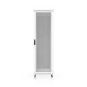 UACC Rack Cabinet 42U (600 × 1000 mm) – Gabinete de Piso Totalmente Ensamblado con Ventiladores Integrados, Paneles Removibles, Ruedas con Seguro y Puerta Frontal Perforada para Óptimo Flujo de Aire