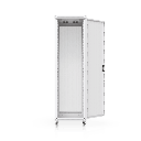 UACC Rack Cabinet 42U (600 × 1000 mm) – Gabinete de Piso Totalmente Ensamblado con Ventiladores Integrados, Paneles Removibles, Ruedas con Seguro y Puerta Frontal Perforada para Óptimo Flujo de Aire