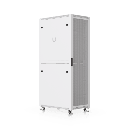 UACC Rack Cabinet 42U (600 × 1000 mm) – Gabinete de Piso Totalmente Ensamblado con Ventiladores Integrados, Paneles Removibles, Ruedas con Seguro y Puerta Frontal Perforada para Óptimo Flujo de Aire