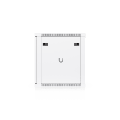 UACC Rack Cabinet 12U (598 x 600 mm) - Gabinete Cerrado para Montaje en Pared con Puerta Frontal de Vidrio Templado, Totalmente Ensamblado con Ventiladores Integrados y Paneles Removibles