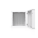 UACC Rack Cabinet 12U (600 x 703 mm) - Gabinete Cerrado para Montaje en Pared con Puerta Frontal Perforada, Puerta Trasera Abatible (Swing-Out) y Paneles Laterales Removibles con Llave