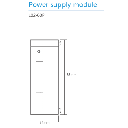 Módulo de Fuente para PLC L02 / Entrada 100-240VAC 50/60Hz / Salida 24VDC 2A 48W / Para PLCs L02 de Coolmay