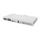 Switch de Red MikroTik CRS418-8P-8G-2S+RM / 17 Puertos Gigabit Ethernet / 8 Puertos PoE-out 802.3af/at / 2 Puertos SFP+ 10G / CPU Quad-Core 2.2 GHz ARM / RouterOS v7 / L3 HW Offloading / Alimentación Dual Redundante / USB 3.0