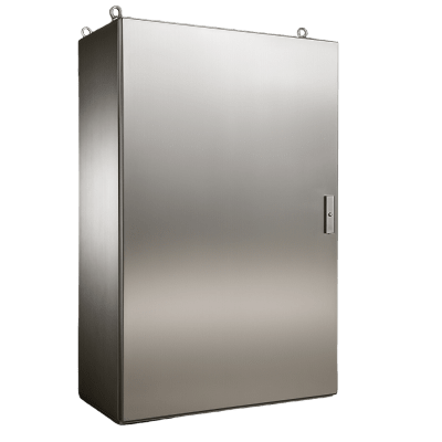 Gabinete de Acero Inoxidable IP55  (800 x 1600 x 400 mm) con Placa Interna Galvanizada.