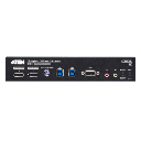 Extensor KVM over IP Dual Display 5K DisplayPort | Transmisión Sin Pérdidas Cero Latencia | Resolución 5120x2880 @ 30Hz | Dual SFP+ 10Gbps hasta 10 km | Redundancia de Energía y Red | Encriptación AES-256 | Gestió
