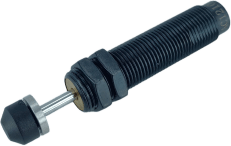 Amortiguador Industrial NTA-AC1210-2 / Auto-compensación / Roscado M12x1.0 / Carrera 10 mm / Aplicaciones Industriales Pesadas