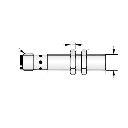 Sensor Inductivo M12 de Largo Alcance / 4 mm Blindado / 6 mm No Blindado / NPN NO / Frecuencia 600 Hz / IP67 / Conector M12 4 Polos / Rango Temperatura -25°C a +70°C