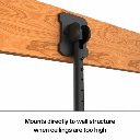 Soporte de Techo Universal Paramount PCM150 para Pantallas de 43" a 90"+ / Capacidad de Carga 150 lb (68 kg) / Ajuste Vertical 39.59" a 63.21" / Rotación 360° / Inclinación +20°/-5° / Montaje en Techos Planos