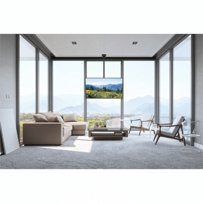 Soporte de Techo Universal Paramount PCM150 para Pantallas de 43" a 90"+ / Capacidad de Carga 150 lb (68 kg) / Ajuste Vertical 39.59" a 63.21" / Rotación 360° / Inclinación +20°/-5° / Montaje en Techos Planos