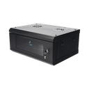 Gabinete de Pared con Puerta de Cristal Templado, 455 mm de Profundidad, 4U Rack de 19 in, Acero Reforzado