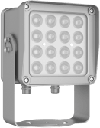 Lampara IR de Luz Continua / 16 Lámparas LED / Distancia Efectiva 16 a 25 metros / Cobertura 40° / Exterior IP66