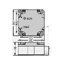 Sensor Inductivo / Largo Alcance 40 mm / Formato Rectangular / IP67 / Salida PNP / No Rasante / Protección Industrial