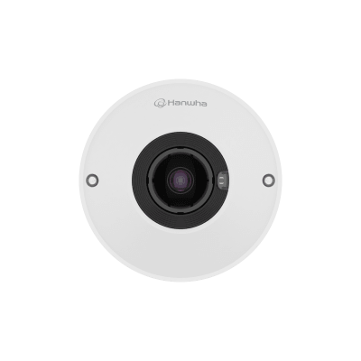 Cámara Ojo de Pez AI 12MP / Resolución 3584x2688 / Lente 1.76mm F1.8 / WDR 120dB / WiseNR II AI / Detección Persona-Vehiculo / PoE 7.3W / IP42 para uso interior