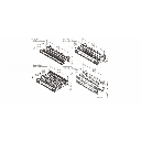 Organizador de Cables Horizontal CableTek, Sencillo (Solo Frontal), Para Rack de 19in, 1 UR