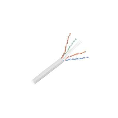 Bobina de Cable UTP 305 Metros (1000 Pies) de Cobre, NetKey, Gris Claro, Categoría 5e (24 AWG), PVC (CM), de 4 Pares