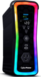UPS Gamer de 1500 VA/1000 W, Topología Línea Interactiva, Entrada 120 Vca  NEMA 5-15P, y 13 Salidas NEMA 5-15R, Puerto USB, Con Regulador de Voltaje (AVR)