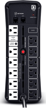 UPS Gamer de 1500 VA/1000 W, Topología Línea Interactiva, Entrada 120 Vca  NEMA 5-15P, y 13 Salidas NEMA 5-15R, Puerto USB, Con Regulador de Voltaje (AVR)