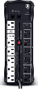 UPS Gamer de 1500 VA/1000 W, Topología Línea Interactiva, Entrada 120 Vca  NEMA 5-15P, y 13 Salidas NEMA 5-15R, Puerto USB, Con Regulador de Voltaje (AVR)