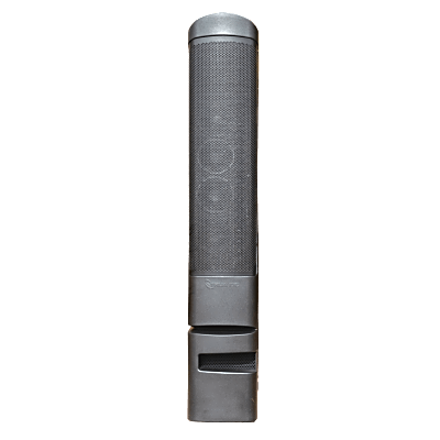 Altavoz Line Array Exterior | 200W RMS | 37 Hz - 20 kHz | 16 Tweeters + 4 Midranges + 1 Woofer | IP56 | Instalación Enterrada o Base Placa | Cobertura 25-30 pies (7.6-9.1 m)
