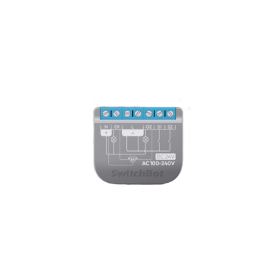 Relay Switch Inteligente 2 Canales / WiFi + BLE / Medición Consumo / 10A por Canal / Protección Sobrecarga / Compatible Matter / 42 x 36 x 16 mm (1.7 x 1.4 x 0.6 in)