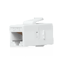 Keystone Coupler Cat6 Pass-Through para Cable Ethernet, Instalación Snap-In en Patch Panel, Paquete con 12 Piezas