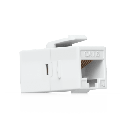 Keystone Coupler Cat6 Pass-Through para Cable Ethernet, Instalación Snap-In en Patch Panel, Paquete con 12 Piezas