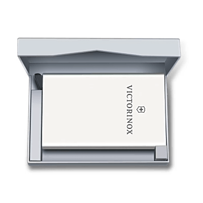 Tarjetero / Almacenamiento Seguro 4-6 Tarjetas / Aluminio Duradero / Protección RFID / Sistema Deslizamiento Patentado / Color Gris Claro.