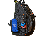Mochila Profesional para Herramientas / 27 Bolsillos / Acceso Rápido y Estación de Trabajo / Base Moldeada Ancha / Interior Naranja / USB-C / Soporte para Lámpara