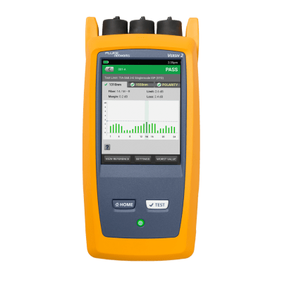 Certificador de Fibra Óptica MPO MMC Pinned/Unpinned CertiFiber Max  / Test Set de Pérdida Óptica / 24 Fibras en 1 Segundo  / Sistema Versiv / LinkWare Live / Doble Inspección