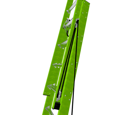 Escalera de Extensión de Aluminio + Fibra de Vidrio HYPERLITE de 10.9 m (36 ft)  /  Capacidad 300-375 lb (136-170 kg) / No. de Parte 17736.