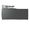 Tapa Ciega para Rack de 19 Pulgadas, 2 UR, Acero Negro