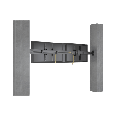 Sistema de Montaje en Pared / Rieles 2000 mm (78.7 in) / Estructura Modular / Soporte Ajustable / Incluye Herramientas y Tornillería Completa