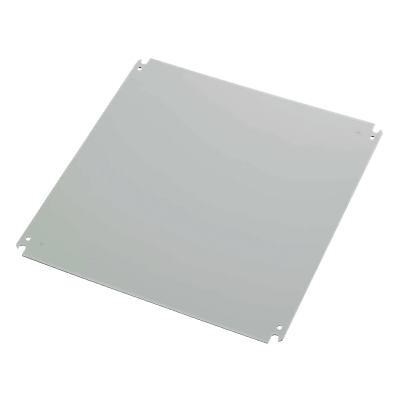 Gabinete de Uso Exterior MAS 500 x 400 x 210 mm NEMA 4/12/13; IP66; IK10 de Acero Dulce 1.5 mm con Platina de Montaje Incluida Color Gris Claro