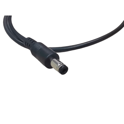 Cable con Conector Macho (Pigtail) | Forro Negro | Terminal Blanca | Alimentación para Vcc con Puntas Libres | Polarizado | Largo 22 cm ( 8.66 Pulgadas)  | Calibre 22AWG.