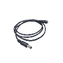 Cable con Conector Macho  ahembra (Pigtail) | Forro negro |  Alimentación para Vcc | Polarizado | Largo 1 metro | Calibre 22AWG.