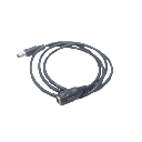Cable con Conector Macho  ahembra (Pigtail) | Forro negro |  Alimentación para Vcc | Polarizado | Largo 1 metro | Calibre 22AWG.