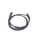 Cable con Conector Macho  ahembra (Pigtail) | Forro negro |  Alimentación para Vcc | Polarizado | Largo 1 metro | Calibre 22AWG.