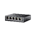 Switch Gestionado Omada SDN / 5 Puertos Gigabit RJ45 / 10 Gbps Capacidad Switching / 7.4 Mpps Forwarding Rate / Gestión Cloud Centralizada / VLAN 802.1Q / QoS 8 Colas Prioridad / Metal Fanless