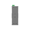 Switch Industrial Omada Easy Managed / 8 Puertos Gigabit (6× RJ45 + 2× RJ45/SFP Combo) / 16 Gbps Switching / -40°C a 75°C / Protección Rayos 6kV / Gestión Cloud / Montaje DIN Rail o Pared / IP40