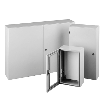 Gabinete Eléctrico de Control (Línea Concept) de 508x508x203 mm NEMA 4/12, Acero Color Gris
