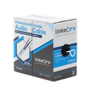 Cable para Audio Profesional Calibre 18 en 2 Hilos 100% Cobre, Blindado Perfecto para Bocinas y Micrófonos, Bobina de 152 Metros (500 Pies)