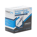 Cable para Audio Profesional Calibre 18 en 2 Hilos 100% Cobre, Blindado Perfecto para Bocinas y Micrófonos, Bobina de 152 Metros (500 Pies)