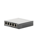 Switch Escritorio No Administrable de 5 puertos 10/100/1000 Mbps / Con 4 puertos PoE 802.3af/at de hasta 65 W / PoE Extendido hasta 250 metros