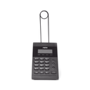 Teléfono IP para Call Center para 2 lineas SIP con soporte para diadema, pantalla 128x48 retro-iluminada, PoE