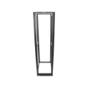 Rack de Cuatro Postes Estándar de 19", Rieles Numerados y Roscados #12-24, Profundidad Máxima de 30 in, 45 Unidades de Rack, Color Negro