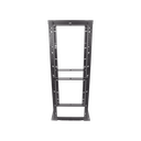 Rack de Cuatro Postes Estándar de 19", Rieles Numerados y Roscados #12-24, Profundidad Máxima de 30 in, 45 Unidades de Rack, Color Negro