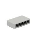 Switch NO Administrable / Para escritorio /  5 puertos 10/100 Mbps / Diseño Compacto / Plug and Play