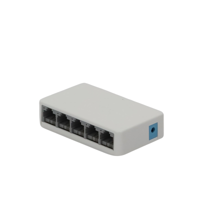 Switch NO Administrable / Para escritorio /  5 puertos 10/100 Mbps / Diseño Compacto / Plug and Play