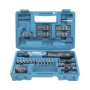 Atornillador Reversible (Broquero 1/4) de 220 RPM con Cargador USB (Incluye 81 Puntas).